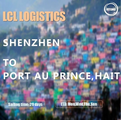 EXW FOB LCL International Shipping Service From Shenzhen To Port Au Prince Haiti
