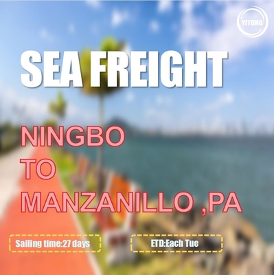 DDU DAP International Sea Freight From Ningbo To Manzanillo Panama