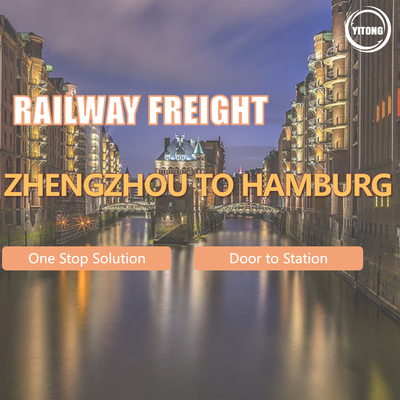 Rail Cargo Forwarder Transport DDP Train Shipping Agent Railway Freight To Hamburg