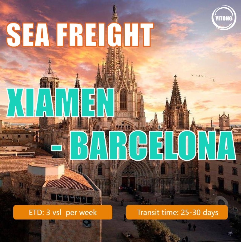 Ocean Freight Logistics From Xiamen To Barcelona, Spain